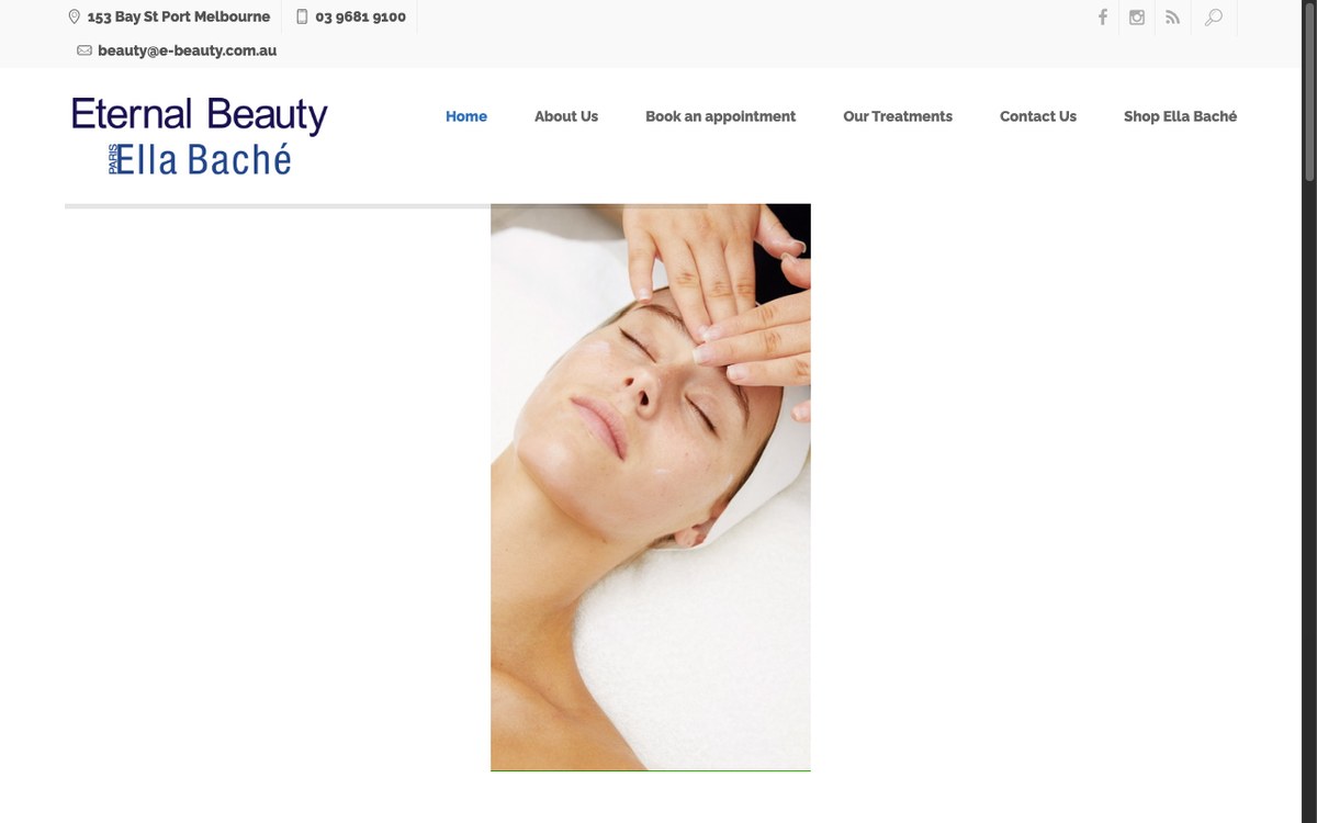 Screenshot of E-Beauty Australia (e-beauty.com.au)